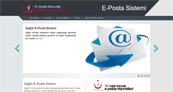 Desktop Screenshot of eposta.saglik.gov.tr